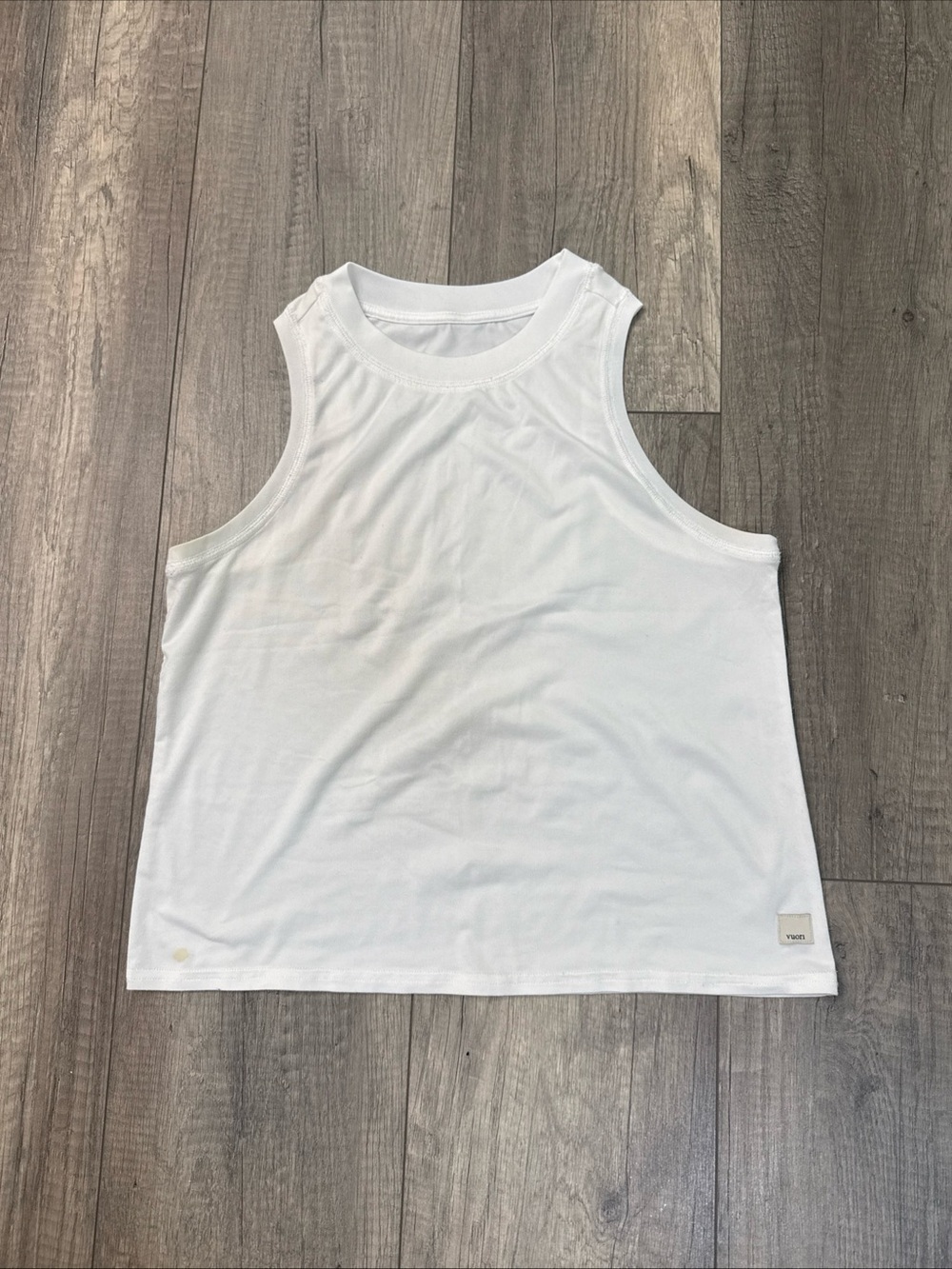 Vuori White Sleeveless Athletic Tank